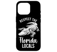 Alligator Rispetta le Everglades divertenti della Florida Locals Custodia per iPhone 16 Pro