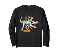 Alligator Skeleton Mummy Witch Halloween per Bambini da Uomo e da Donna Maglia a Manica