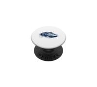 Alligatore Minimal Alligator Occhi Sopra Acqua Amante Rettile Alligatore PopSockets PopGrip Adesivo