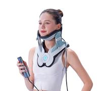 ALLILUYAA Dispositivo di trazione del collo Supporto cervicale,Collare Cervicale Regolabile Gonfiabile,Barella per Collo Sollievo dal Dolore al Collo,per la Terapia di Correzione dello Stretching