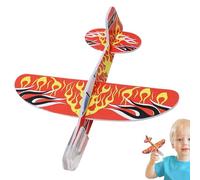 Allina di aeroplano in schiuma, aerei in schiuma per bambini,Set di 10 percorsi per bambini - Schiuma giocattolo aereo per lancio leggero per il cortile di educazione fisica del per la scuola di gioco