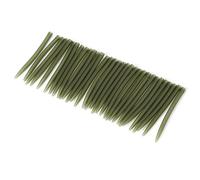 Allineatore per Lenza Pesca Carpa Anti Aggroviglio - Interno Liscio per Passaggio Gancio Facile, Gomma TRP Ecologica Resistente, Scivola Rapido su Girelle, Verde/Nero
