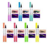 Allineatori - 6 Pezzi Brillano In Eyeliner Scuro | Chiodi Colorati Impermeabile Penna Per Il Trucco Gel Lucido Ad Alto Pigmento Per La Festa Di Ballo F
