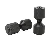 Allineatori per Flange di Tubi a 2 Fori, Set di Perni a Due Fori 2 Pezzi Perno di Allineamento del Collegamento in Alluminio per Macchinari di Grandi Dimensioni per Auto