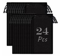 All'Ingrosso Lotto 12 A 300 Pezzi Nero Micro Fibra Bustina Sole Trasporto Case