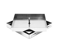 ALLINOX Chiusino Zincato Botola a Scomparsa Sigillo Porta Pavimento Leggero 10/Dc Da Riempimento (CM 43x43xH5)