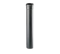 ALLINOX Tubo Acciaio Nero Per Stufa A Pellet Canale Da Fumo Modulo Canna Fumaria (DN 80 x 500 mm)