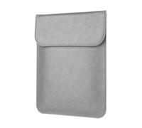 Allinside 11-12 Pollici Custodia per Laptop Compatibile con MacBook Air 11 2010-2015 (A1370 A1465)/MacBook 12 2015-2017 (A1534), Custodia in Pelle PU, Grigio