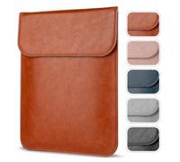 Allinside 15-16 Pollici Custodia Laptop Compatibile con MacBook Air 15 2023-2025 (M2 A2941 M3 A3114 M4 A3241)/MacBook Pro 16 2021-2024 (A2481 A2780 A2991 A3403 A3186), Cover in Pelle PU, Marrone