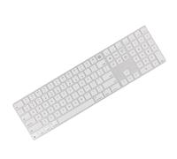 Allinside Copertura per tastiera bianca per tastiera Mac Magic 2024 con Touch ID e tastiera numerica A3119 layout USA