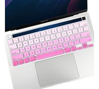 Allinside - Cover per tastiera per MacBook Pro 2020 13" A2251 A2289 e MacBook Pro 16" Touch Bar A2141, colore: Rosa ombre