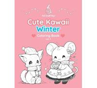 Allison K Haski PinkSprinkleMagic Cute Kawaii Winter Coloring Book - (Tascabile)