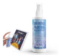 AllisWay Colla Diamond Painting, Spray Sigillante per Pitturaa Diamante, Asciuga Trasparente e Resistente ai Raggi UV, Adatto per Pittura con Diamanti, Pittura con Pietre Preziose in Resina, ecc