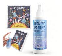 AllisWay Colla Diamond Painting, Spray Sigillante per Pitturaa Diamante, Asciuga Trasparente e Resistente ai Raggi UV, Adatto per Pittura con Diamanti, Pittura con Pietre Preziose in Resina, ecc