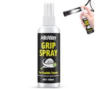 AllisWay Grip Spray, Accessori Padel, Grip Pole Dance, Adatto per Racchetta Padel, Guanti da Portiere, Attrezzatura per Fitness, Migliora Presa della Racchetta e Sensibilità nel Colpire Palla, 120 ml