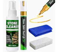 AllisWay Pennarello per Lapide,Riparazione Dell'iscrizione Sulla Lapide,Oro | Stylo pour Pierre Tombale, Impermeabile e Resistente allo Sbiadimento, Adatto per Lapidi, Cippi di Confine e Segnali Stradali