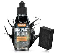 Allisway Ravviva Plastiche Auto, Rinnova Plastiche Auto Esterne e Interne, Rinnova Plastica con Spugna Nera, Previene lo Sbiadimento e L'invecchiamento, Protezione di Lunga Durata, 100 ml