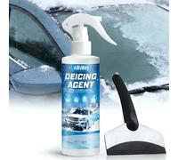 AllisWay Spray Antigelo Auto, 250ml Spray Sciogli Ghiaccio Auto, Spray Ghiaccio Auto, Scongela e Scioglie Rapidamente Ghiaccio e Brina, Adatto per Parabrezza, Specchietti Retrovisori e Carrozzerie
