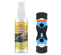 Allisway Spray Rimuovi Etichette, Rimuovi Colla Adesivi, Solvente per Colla, Toglietichette per Superfici Vernice Auto, Piastrelle, Vetro, Metallo, Sciogliere Rapidamente, Non Lasciare Traccia, 100ml