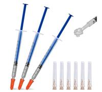 AllisWay Vernice Conduttiva, Argento Conduttivo, 0,3ml Pasta d'Argento, Pasta D'argento Conduttiva per la Riparazione di Prodotti Elettronici Come Circuiti Stampati, Telecomandi, Tastiere, 3 Pezzi