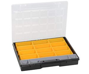 Allit 457201 - Scatola organizer "EuroPlus Flex 37-13" con 13 scomparti