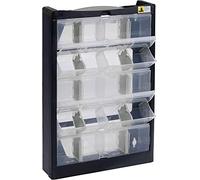 Allit 466250 - Serbatoio per piccole parti (larghezza x altezza x profondità) 300 x 465 x 80 mm, colore: nero, grigio 1 pz