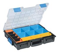 Allit EuroPlus Pro >K<44/15 - Valigetta professionale con clip di collegamento, 15 scomparti