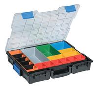 Allit EuroPlus Pro >K<44/18 - Valigetta professionale con clip di collegamento, 18 scomparti