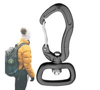 ALLIwAGE - Hord Clip Ring DUTUS D TELD, acciaio pesante in inossidabile, carabiner Hooks Keychain - Key Chain Link Backle for Hammock Swing Set Outdoor Travel Camping