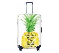 Alliya Be A Pineapple - Copertura elastica per valigie da viaggio, adatta per bagagli da 45,7 a 81,7 cm, Nero , XL