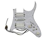 alljita HSH Pick-up Pickguard precablati Set Multifunzione Interruttore Humbucker Alnico5 4C Cablaggio Push-pull singolo taglio
