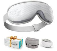 ALLJOY Massaggiatore per occhi con calore, compressione, Bluetooth, riscaldata con musica, allevia la fatica, migliora il sonno, riduce gli occhi di porcile, regalo di compleanno per papà, amici e