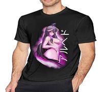 ALLKODO Overlord-Albedo Men's Cotton Round Neck T-Shirt Cool Black XL