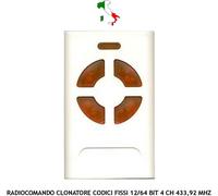 ALLMATIC RADIOCOMANDO CLONA TELECOMANDO ADYX FR 433,92 MHz 4 CANALI ROLLING CODE