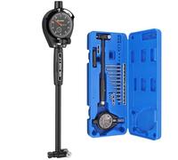 ALLmeter 2 in 1 Alesametro 50-160mm con Comparatore Meccanico 0-10mm, Precisione 0.01mm e Profondità 150mm, 12 Testine Intercambiabili e Valigetta Incluse, Indicatore a Quadrante per Alesaggi