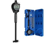 ALLmeter Comparatore Elettronico 50-160 mm (2-6 pollici) 0,01 mm, Indicatore del Diametro Interno in Lega di Alluminio Calibro del Diametro Interno per Cilindri,con 12PCS Diversi di Sonde