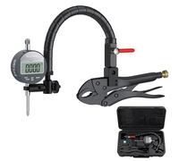 ALLmeter LCD Comparatore Centesimale 0-25.4mm con Supporto Flessibile a 360° e Pinza di Blocco da 7" per Dischi Freno e Rotori, Set Indicatore Digitale 0-1" con Valigetta per Officina Meccanica