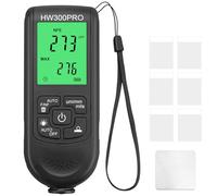 ALLmeter Misuratore di spessore dello strato di vernice, misuratore di vernice auto, campo di misurazione da 0 a 2000 mm, con display LCD Fe & NF per la misurazione dello spessore della vernice
