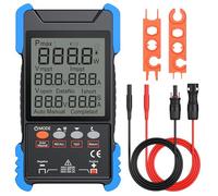 ALLmeter Tester Fotovoltaico 2000W con MPPT, Pmax, Voc, Isc e Display LCD | Tester Pannelli Solari Digitale con Ricarica Type-C, Misuratore Portatile di Potenza per Tensione e Corrente dei Pannelli