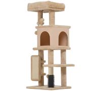 AllMyPets Albero Tiragraffi per Gatti Multilivello Alto 104 cm Beige R336BG