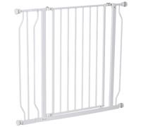 AllMyPets Cancelletto per Cani a Larghezza Regolabile 76x75-95 cm Bianco 09A475F