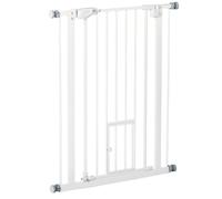 AllMyPets Cancelletto per Cani Chiusura Automatica 74-80x91.4 cm Bianco 23A476F