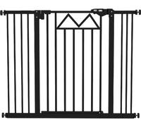 AllMyPets Cancelletto per Cani con 4 Viti Regolabili 74-100x76 cm Nero R357BK