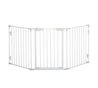 AllMyPets Cancelletto per Cani con Chiusura Automatica 180x74.5 cm Bianco