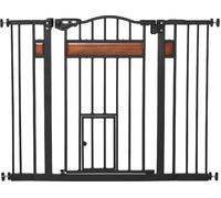 AllMyPets Cancelletto per Cani di Taglia Media e Piccola 74-105x76.2 Nero R35801