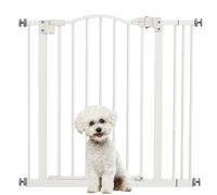 AllMyPets Cancelletto per Cani Estensibile Chiusura Automatica Bianco U5625WT