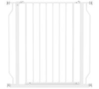 AllMyPets Cancelletto per Cani Estensibile per Scale e Porte 75-85x76 cm Bianco