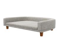 AllMyPets Divano per Cani Taglia Grande con Cuscino 98x67x25 cm Grigio GYA553F