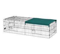 AllMyPets Gabbia per Conigli da Esterno e Interno con Tettuccio Verde D5DH0GNVER