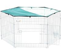 AllMyPets Recinto per Animali Domestici con Copertura 6 Moduli 59x60cm D06077